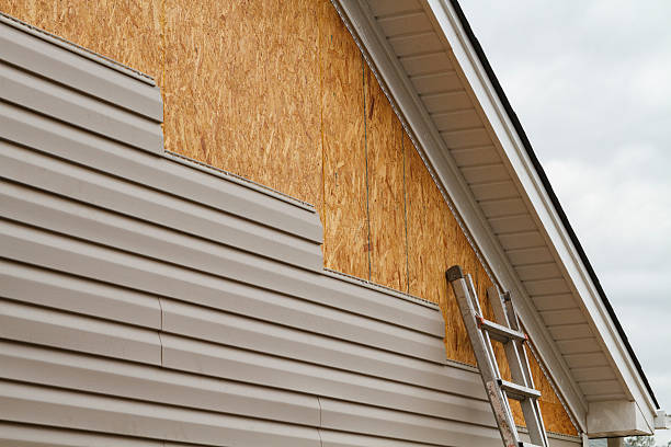Professional Storm Damage Siding Repair technician working in Northfield, KY